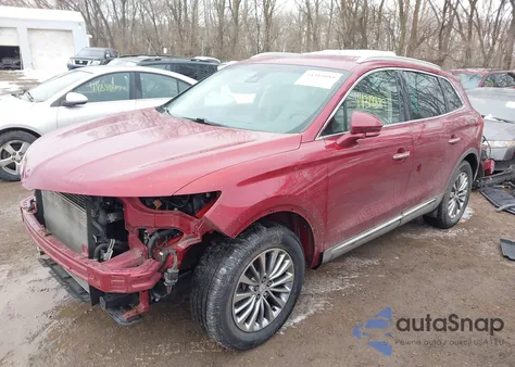 2017 Lincoln Mkx Select z USA, uszkodzony, nr VIN 2LMPJ8KR2HBL41075